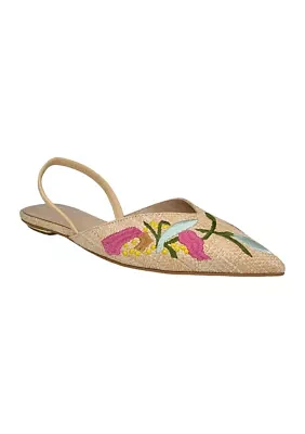 Violet Slingback Flats