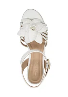 Riley Floral Wedge Sandals