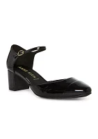 Pearle Block Heeled Pumps