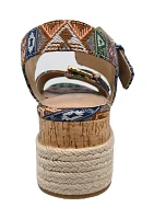Harper Platform Wedge Sandals