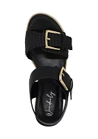 Harper Platform Wedge Sandals