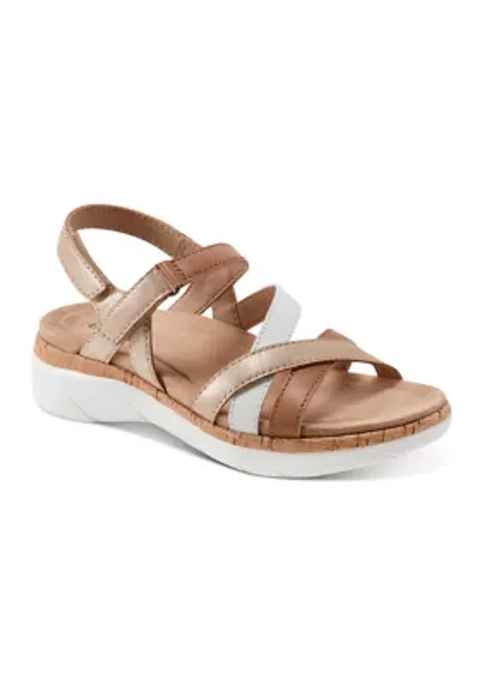 Rosie Open Toe Strappy Flat Casual Sandals