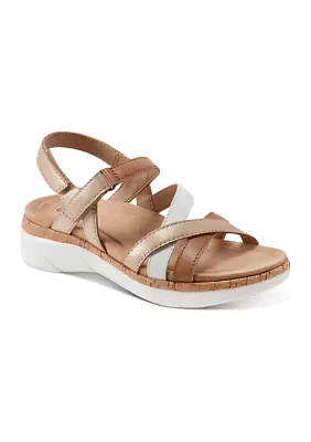Rosie Open Toe Strappy Flat Casual Sandals