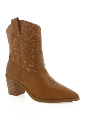 Nayli Western Ankle Boots
