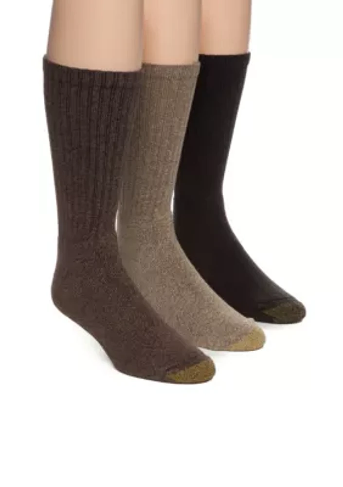 6 Pack of Cotton Crew Socks