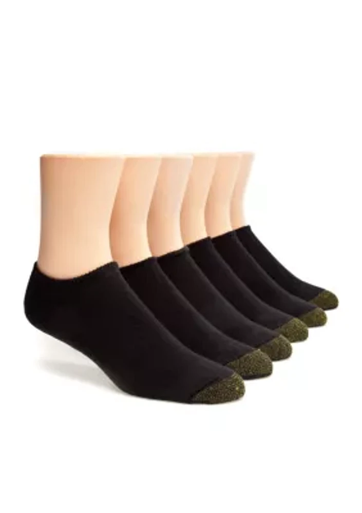 6-Pack No Show Athletic Socks
