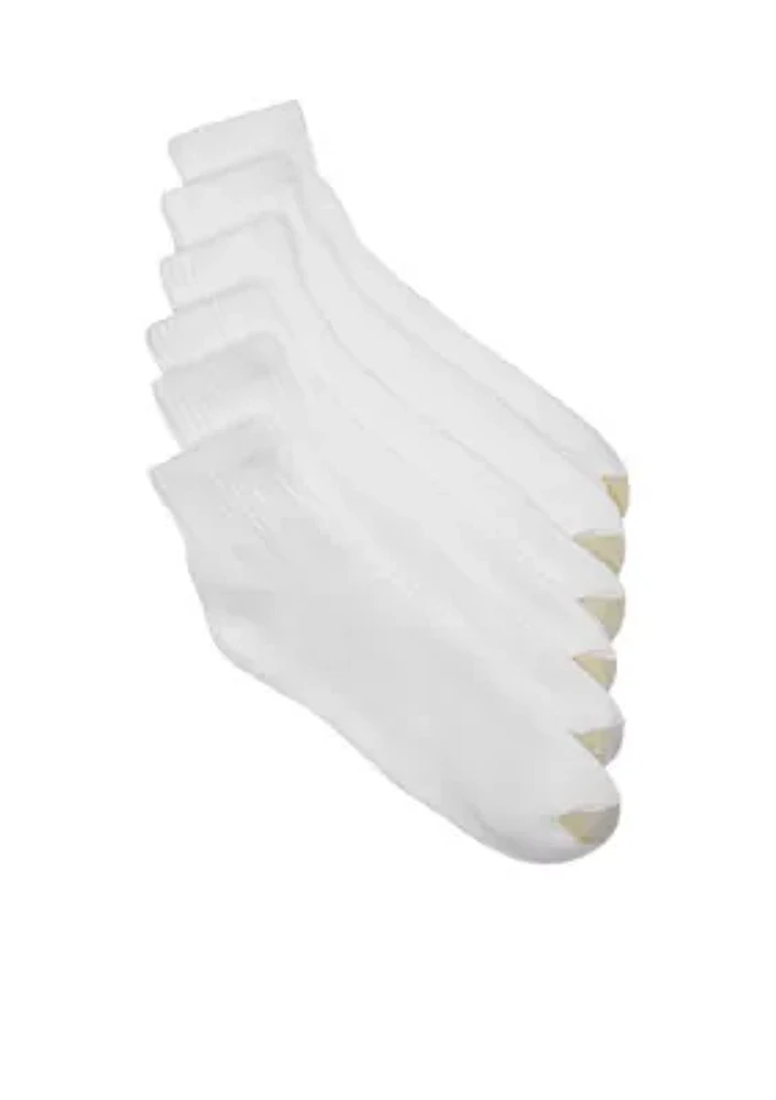 Big & Tall 6-pack Quarter Athletic Socks