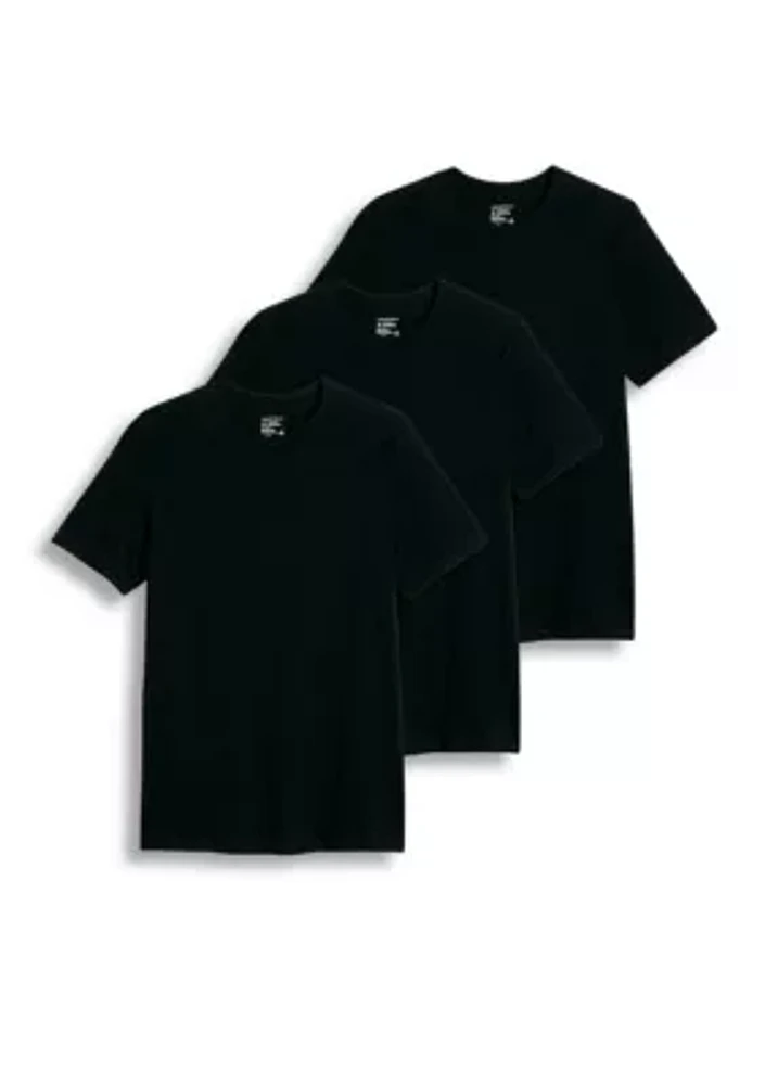 3 Pack Classic Crew Neck T-Shirts