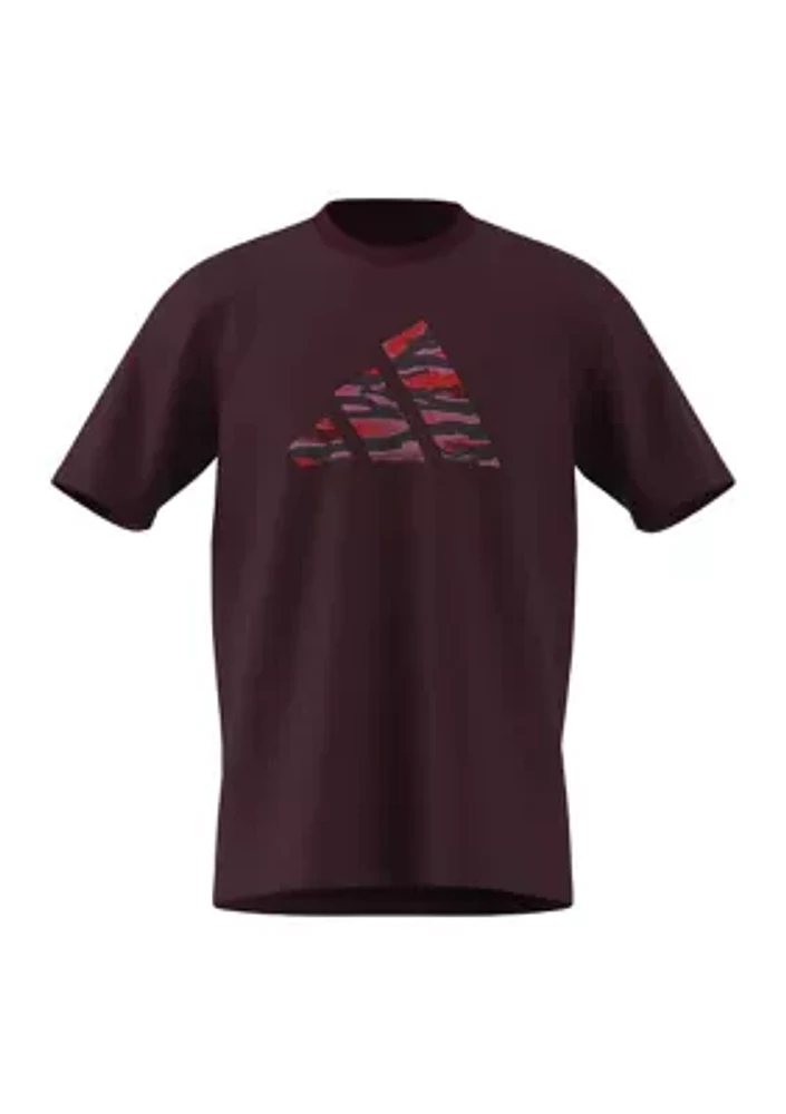 Big & Tall Camo Logo Graphic T-Shirt