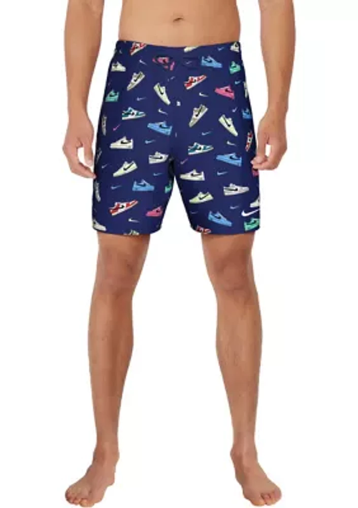 Multi Print 7" Volley Shorts