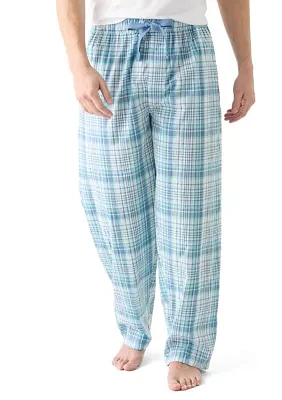 Yarn Dye Plaid Woven Pajama Pants