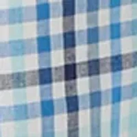 Yarn Dyed Woven Blue Check Pajama Pants