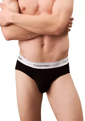 Icon Cotton Stretch Hip Brief Underwear - 3 Pack