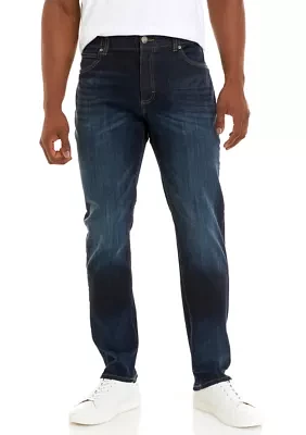 Straight Leg Tapered Jeans