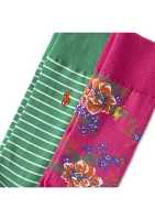 2-Pack of Printed Slack Socks 