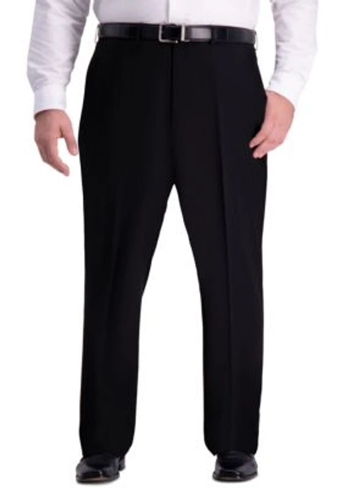 Big & Tall 4 Way Stretch Classic Fit Flat Front Dress Pants