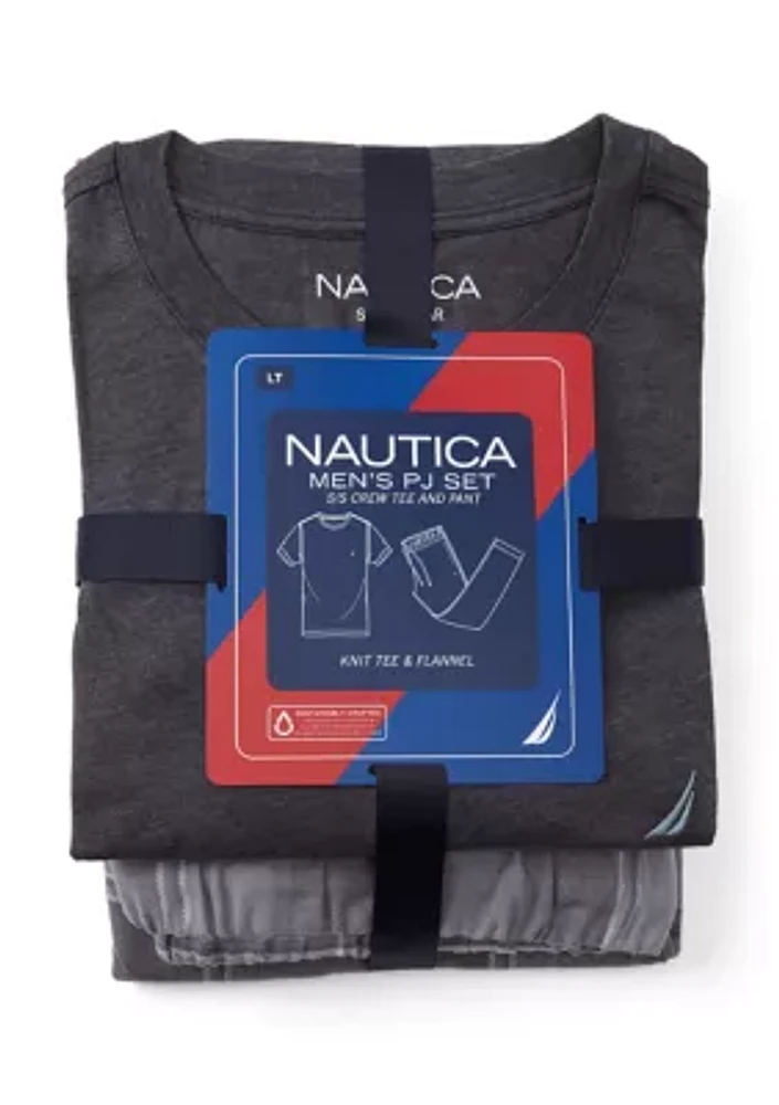 Big & Tall Plaid Pajama Pants Set