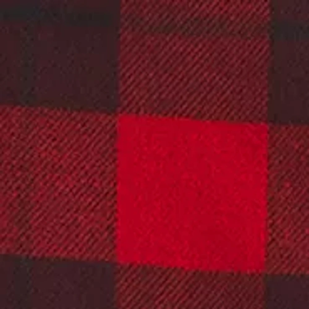 Sustainably Crafted Mixed Plaid Flannel Sleep Shirt