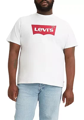 Big & Tall Short Sleeve Batwing Logo Graphic T-Shirt