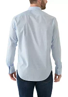 Men's Refined Cotton Stretch Slim Fit Dress Shirt