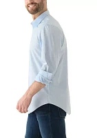 Men's Refined Cotton Stretch Slim Fit Dress Shirt