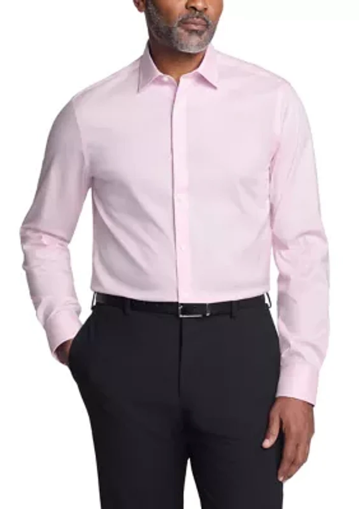 Men's Refined Cotton Stretch Slim Fit Dress Shirt
