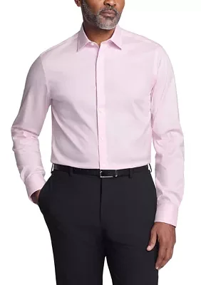 Men's Refined Cotton Stretch Slim Fit Dress Shirt