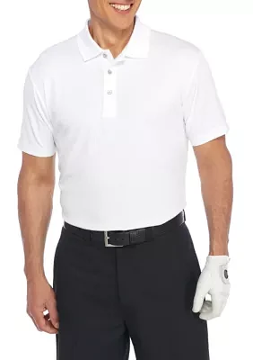 Big & Tall Textured Airplay Polo Shirt