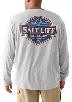 Men's Big Long Sleeve Easy Days Graphic T-Shirt