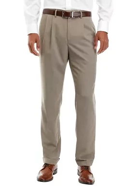 Men's Stretch Pleated Pants