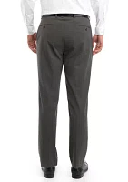 Men's Textured Flat Front Pants