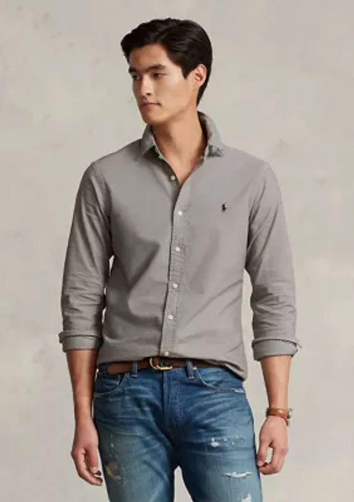 Classic Fit Garment Dyed Oxford Shirt