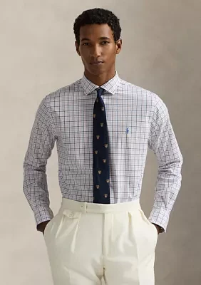 Classic Tattersall Stretch Poplin Shirt