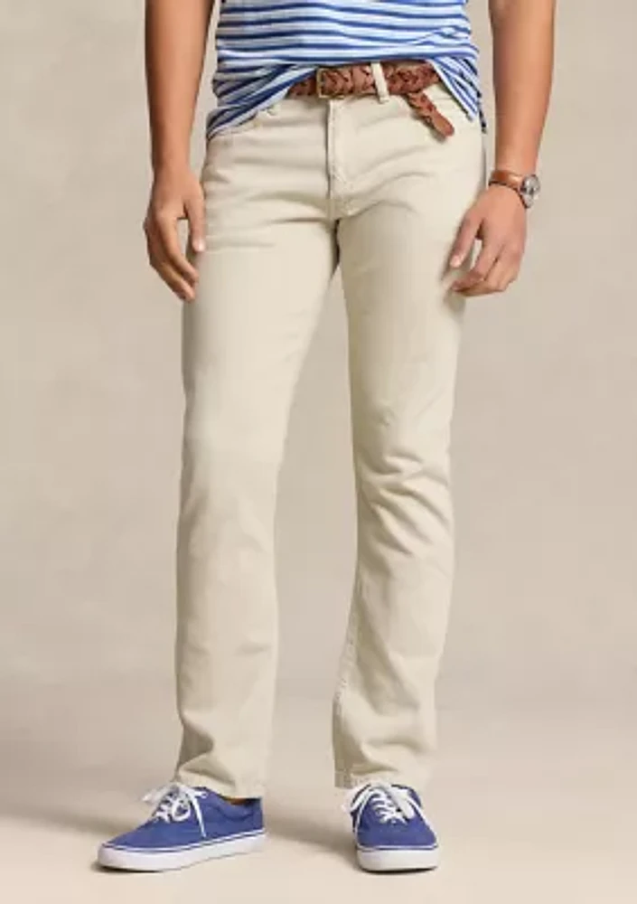 Varick Slim Straight Garment-Dyed Jeans