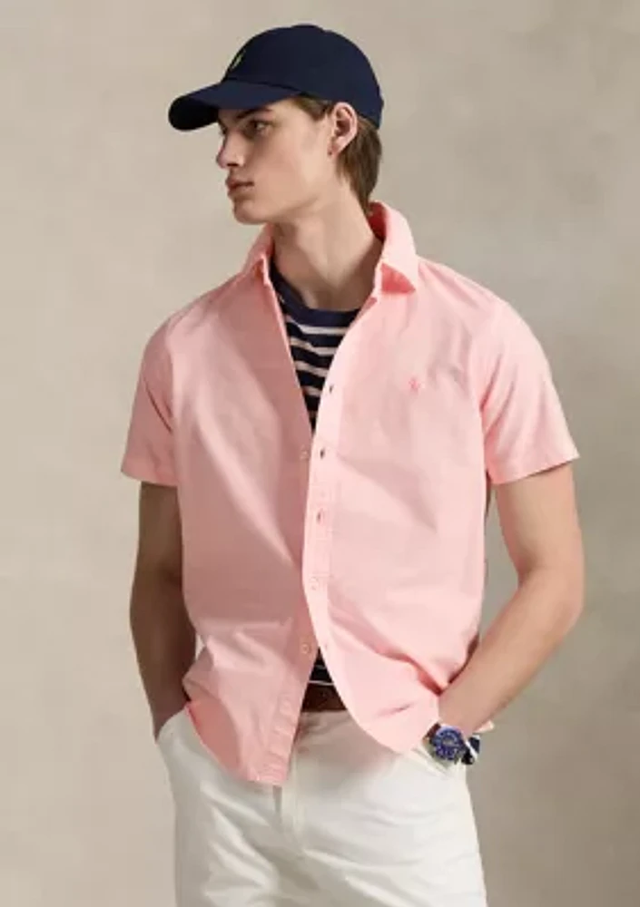 Classic Fit Mineral-Dyed Oxford Shirt