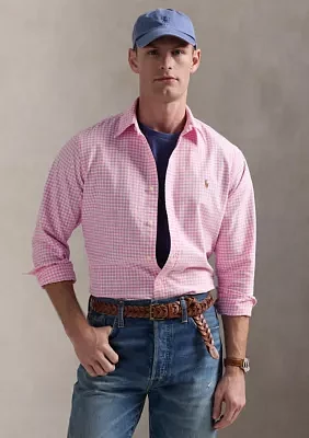 Classic Fit Gingham Oxford Shirt