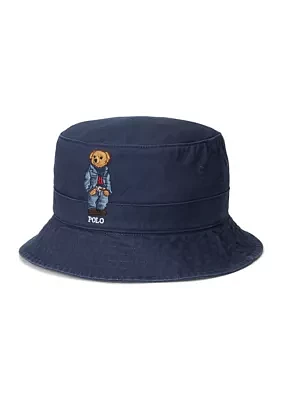 Polo Bear Twill Bucket Hat