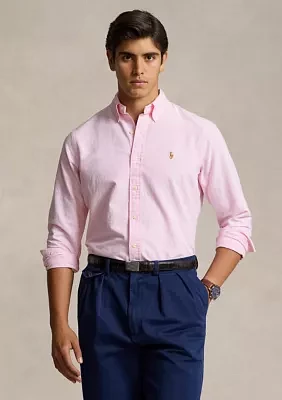 Classic Fit Striped Oxford Shirt
