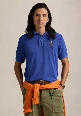 Classic Fit Polo Bear Mesh Shirt