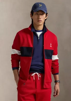 Double-Knit Long Sleeve Track Jacket