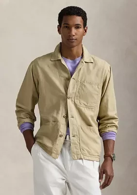 Linen-Cotton Overshirt