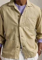 Linen-Cotton Overshirt