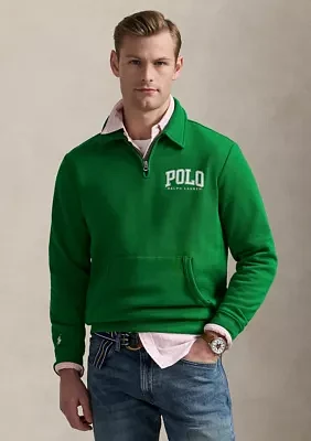 Logo Fleece Collared Sweatshirt