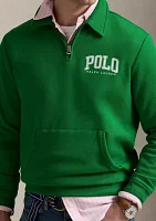 Logo Fleece Collared Sweatshirt