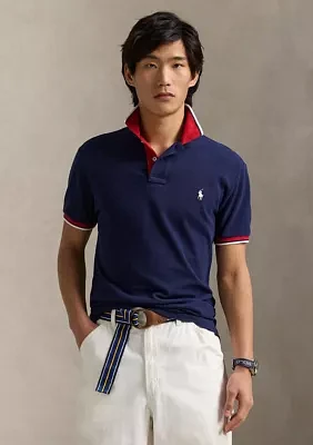 Classic Fit Mesh Polo Shirt