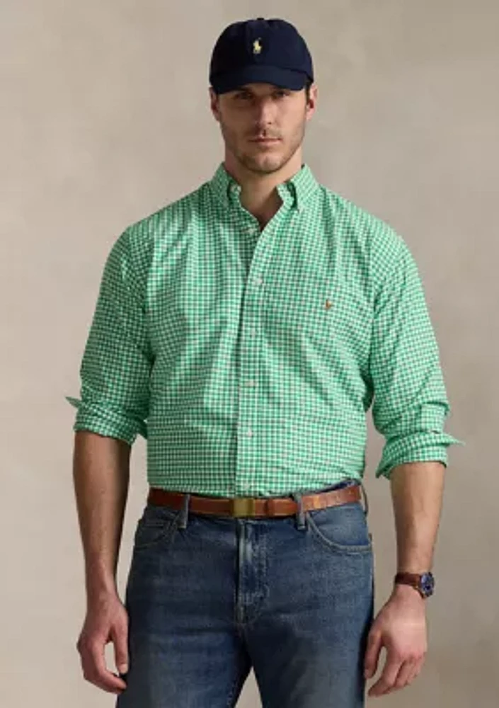 Big & Tall Gingham Oxford Shirt