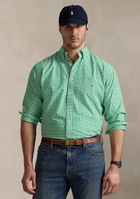 Big & Tall Gingham Oxford Shirt