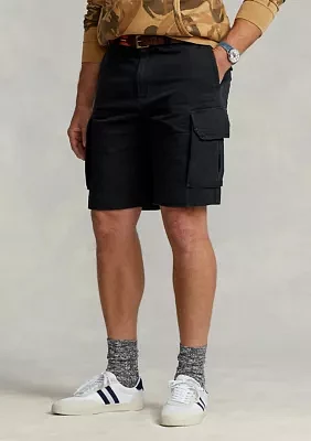 Big & Tall Relaxed Fit Slub Twill Cargo Shorts