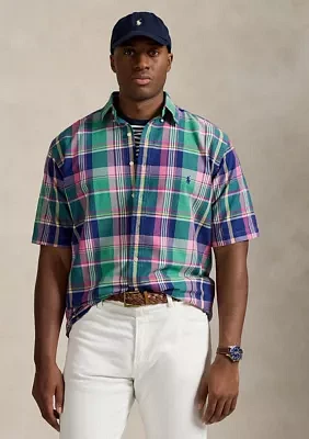 Big & Tall Plaid Oxford Shirt