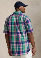 Big & Tall Plaid Oxford Shirt